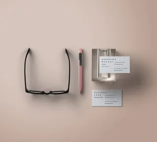 名片样机设计素材