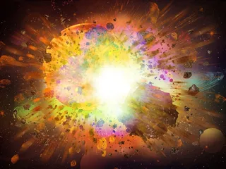 绚丽的宇宙星球爆炸高清图片