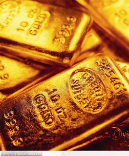堆积的金块背景大图
