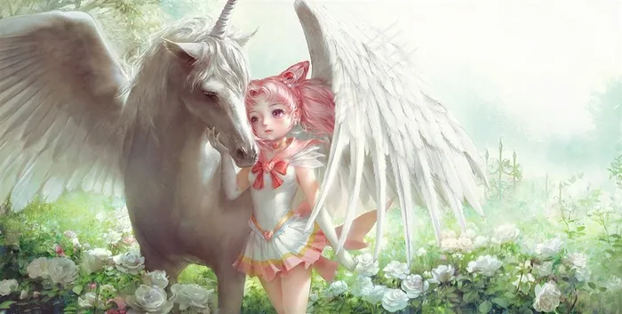 美少女战士场景插画