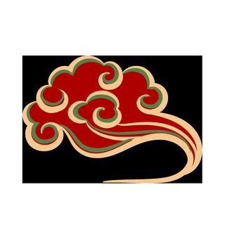 中国风中式国潮敦煌云纹祥云插画图案云朵云彩元素PSDAI设计素材