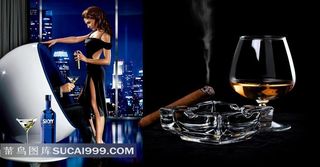 酒吧美女海报设计