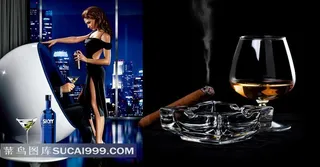 酒吧美女海报设计