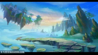 中国风神话CG原画图片