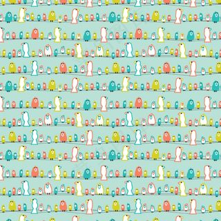 卡通小鸟背景图片