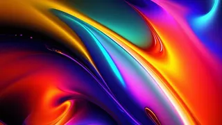 镭射七彩高对比高饱和度扭曲背景壁纸