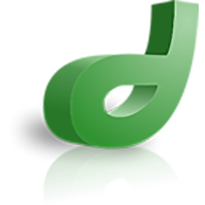 字母D卡通