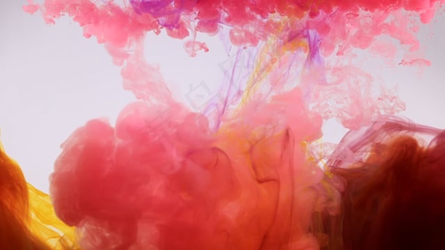 墨水, 抽烟, 水, 水下, 泡沫, 背景, 特写, 抽象