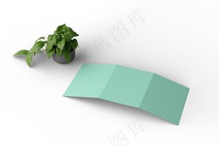 折页 样机  三折页 智能贴图 折页样机 三折页模板 三折页样机 