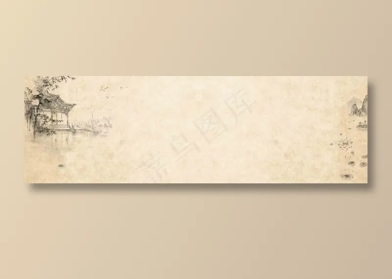 复古中国风古风国画背景素材psd模版下载