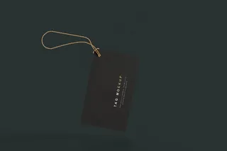 高端暗黑文具类文创VI样机模板