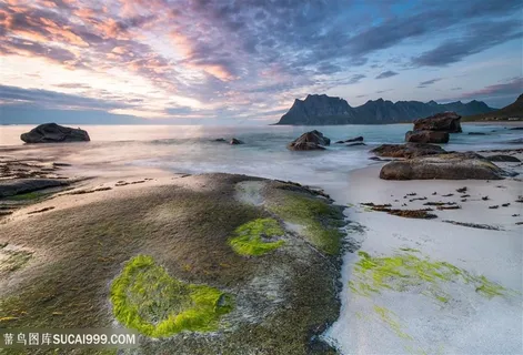 高清唯美海边沙滩风景图片