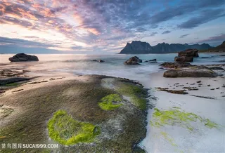 高清唯美海边沙滩风景图片