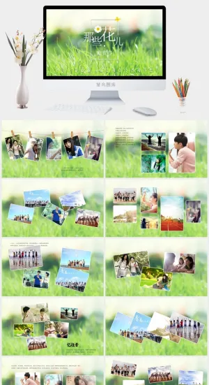 小清新回忆毕业季毕业相册多图画册预览图