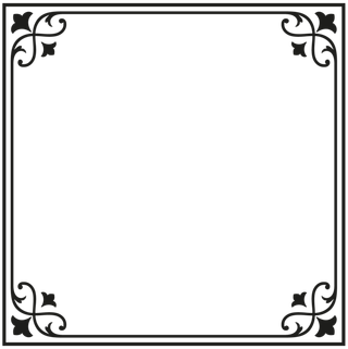 欧式复古线条边框花纹AI矢量LOGO角框花边分割线设计PSD卡片素材