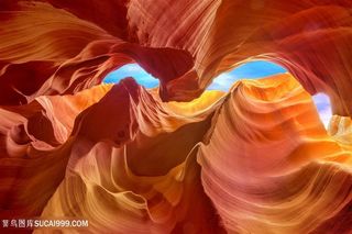 美丽的峡谷岩石景色高清风景图片