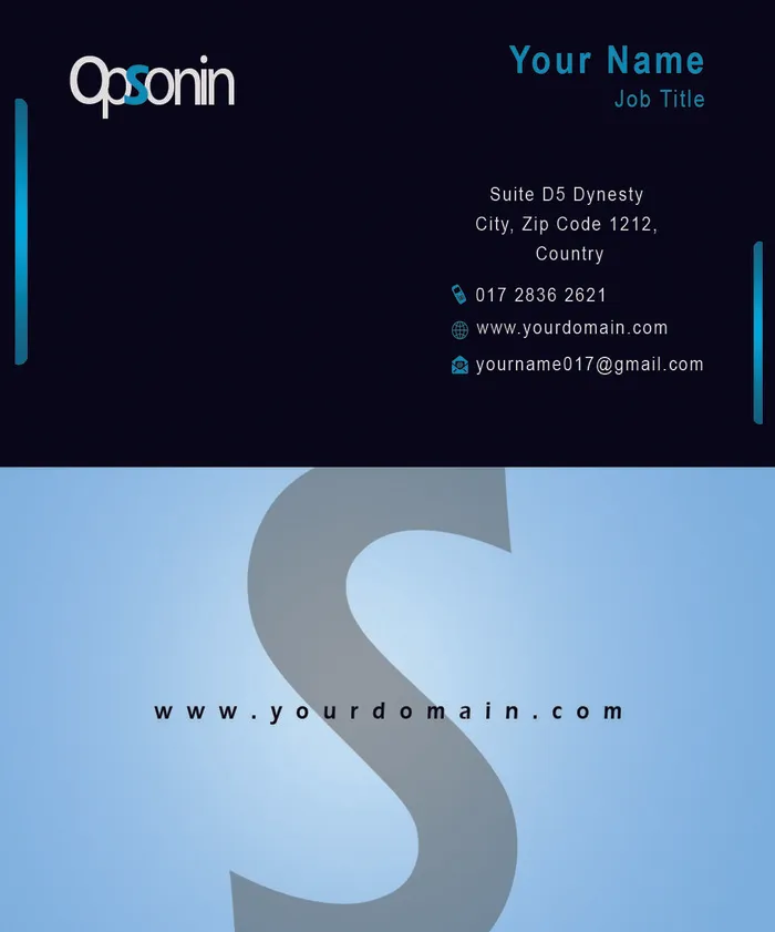 设计 创造 名片psd模版下载