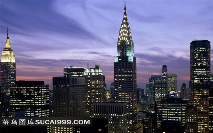 高清唯美城市夜景风光