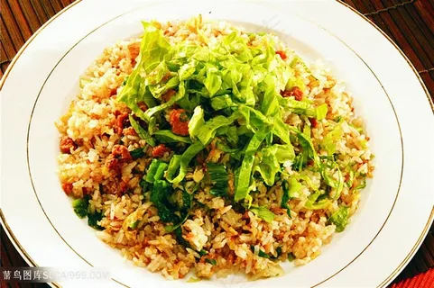 中华美食鱼炒饭实拍摄影图 中华美食鱼炒饭实拍摄影图