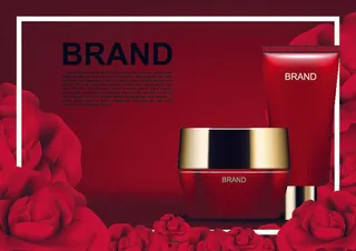 设计广告化妆品素材