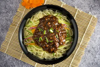 炸酱1餐饮快餐打卤面成品高清大图