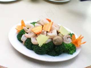 1700西兰花炒虾球