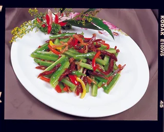 1009CS-0307虾干叉烧炒凉瓜条