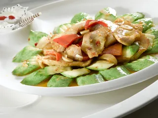 川菜湘菜高清菜谱 云南小瓜猪颈肉