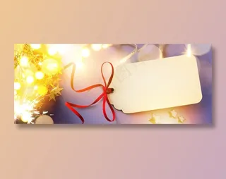 温暖的灯光下的便签高清图片