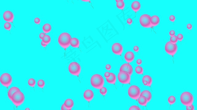 气球, 蓝色的, 天空, 快乐的, 生日, 户外的