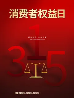 315打假宣传海报源文件