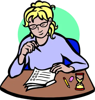 办公人物卡通简笔