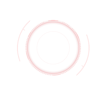 红色线条卡通简笔科技kv主视觉