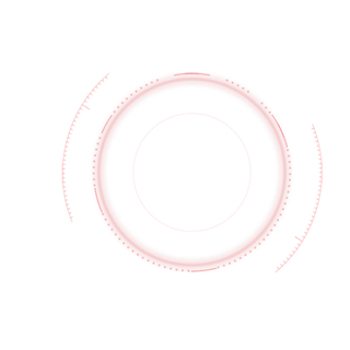 红色线条卡通简笔科技kv主视觉