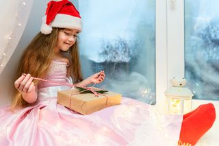 圣诞节装饰窗户门冬天新年装饰室内外场景(80)