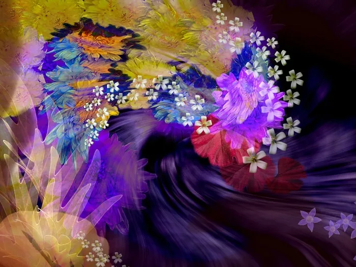 图片设计素材背景鸟语花香