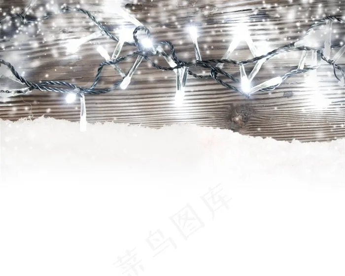 圣诞彩灯背景图片