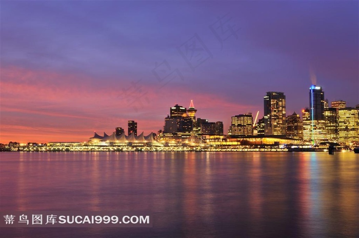 欧洲城市夜景摄影高清图片