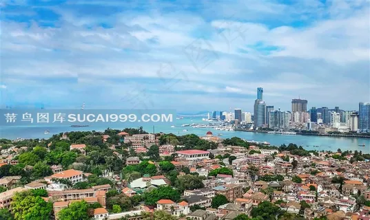 厦门鼓浪屿全景图 厦门鼓浪屿全景图