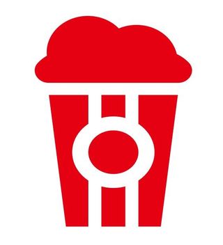 矢量卡通爆米花