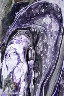 时尚紫色唯美抽象艺术油画 时尚紫色唯美抽象艺术油画