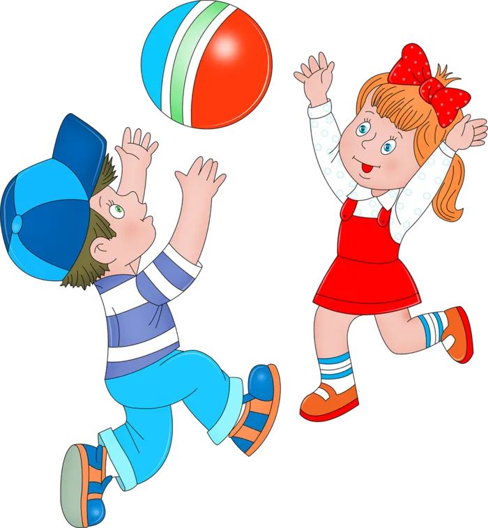 孩子打排球