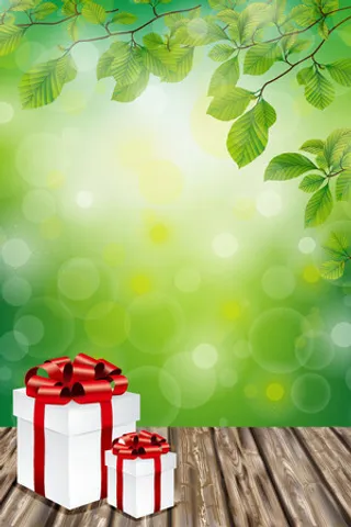 欢迎春天开花背景