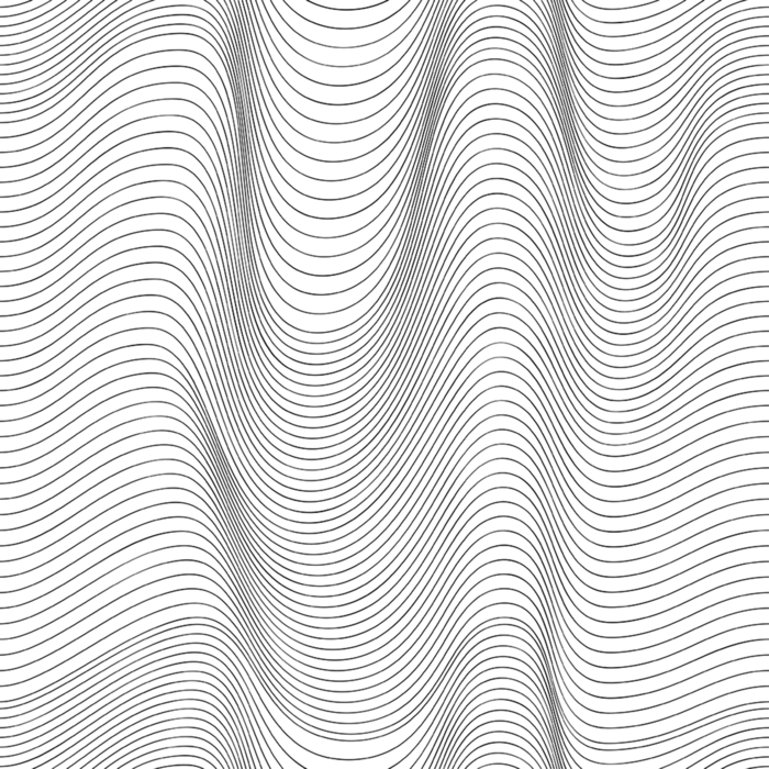 黑色波纹渐变线条科技电商免抠png