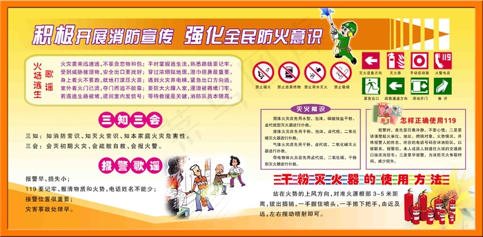 积极开展消防宣传 强化全民防火意识