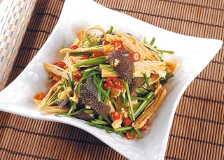 89XC-058豆笋炒毛肚