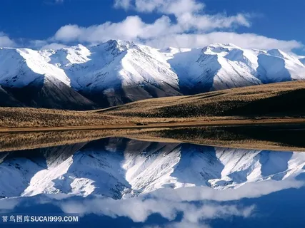 湖畔雪山美景壁纸 湖畔雪山美景壁纸