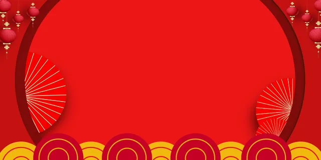 2022虎年新年春节卡通模板喜庆节日背景