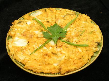 主食|小吃|美食|米饭泡菜饼