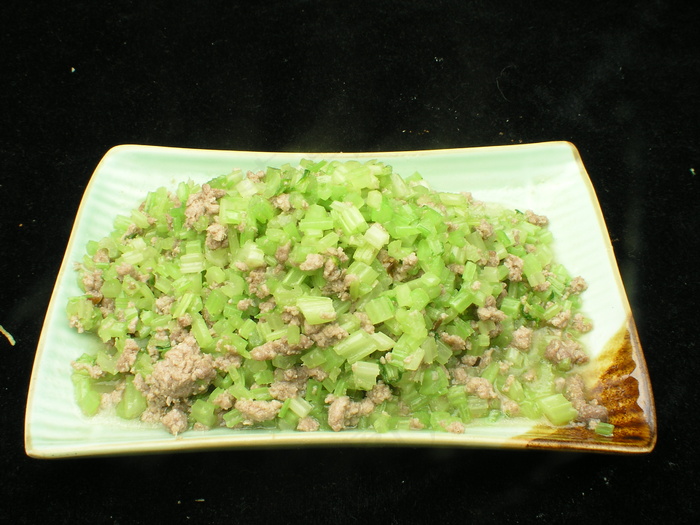 0960芹菜牛肉末sf